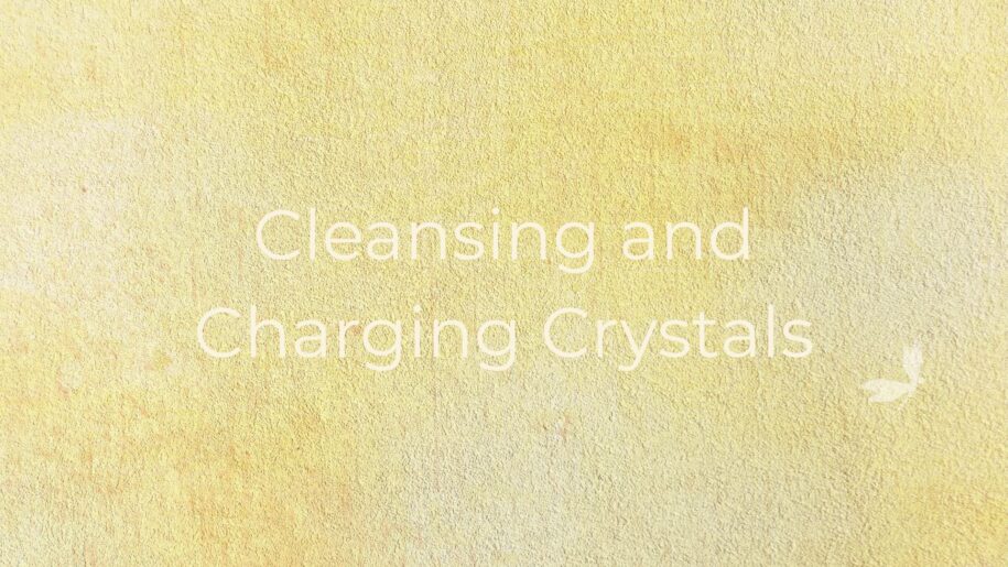 ow to cleanse and charge crystals for spiritual practice